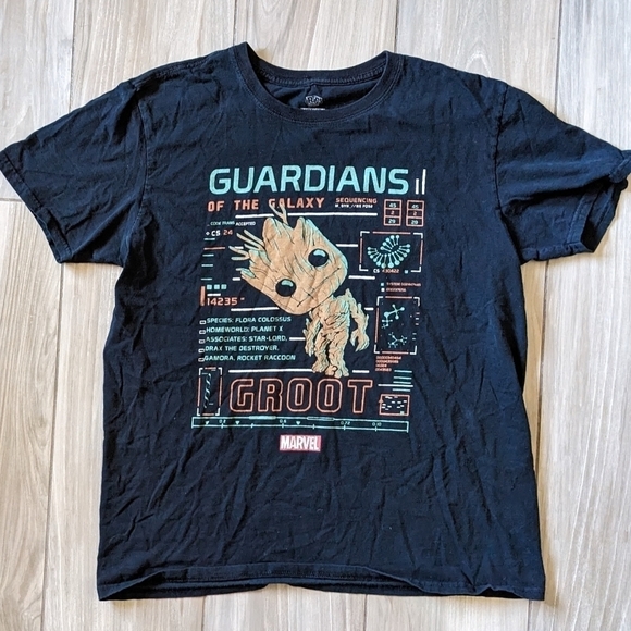 Groot Guardians of the Galaxy Tee Shirt - Picture 1 of 3